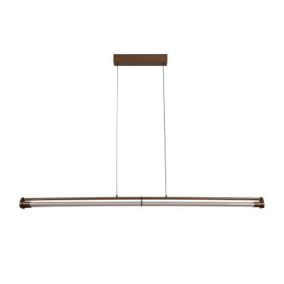 Lucide JANDERIN - Pendant light - LED Dim. - CCT - 2x16,5W 2200K/3300K - Hand Wave Sensor - Champagne Color - Vibes